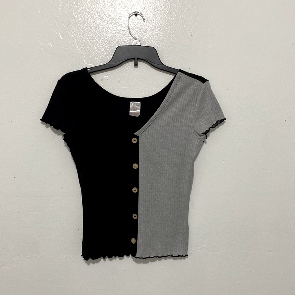 half and half t shirt